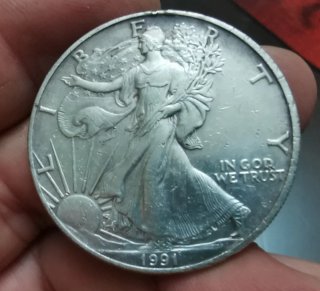 Aquila Americana in Argento 1991