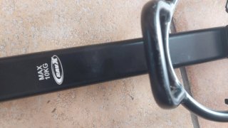 Portaequipajes Tija Bicicleta Negro