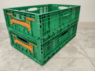 Cajas plegables verdes