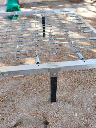 Somier de muelles metálico ancho 80cm, largo 180cm