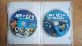 Pack 2 Películas Ice Age DVD (Español) 3-4