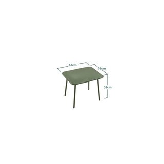 Set Terraza Sakura Mesa + 2 Sillas Caqui