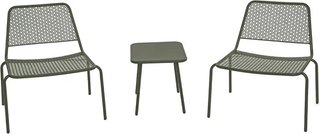 Set Terraza Sakura Mesa + 2 Sillas Caqui