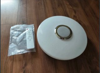 Lámpara LED Techo con Altavoz y Mando