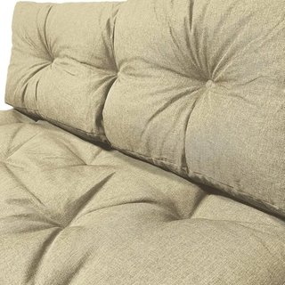 Cojines para Palets VOUNOT 120 x 80 cm Beige