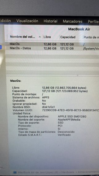 MacBook Air Plata 13 2015