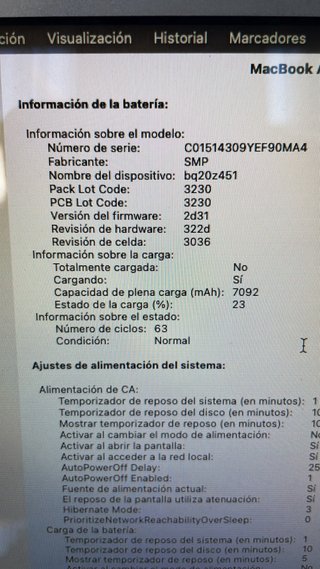 MacBook Air Plata 13 2015