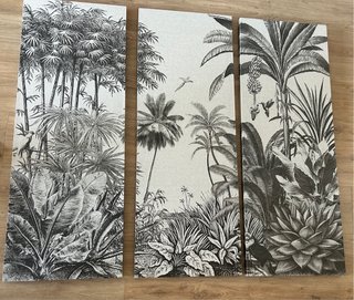 Tríptico Lienzo Maison du Monde Selva