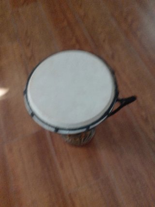 Tambor Djembe Madera Dibujado a Mano