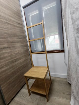 Silla toallero de bambú