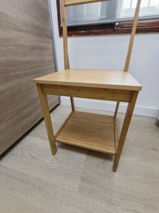 Silla toallero de bambú