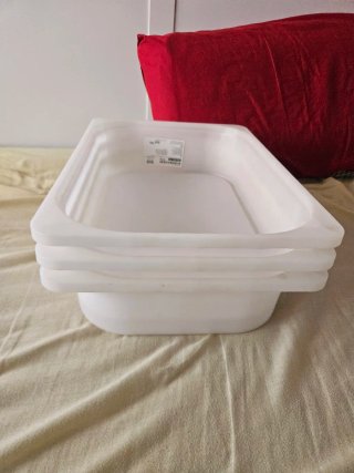 3 Cajas Almacenaje Trofast Blancas