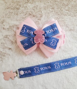 Diadema Lazo y Chupetero Tous Denim