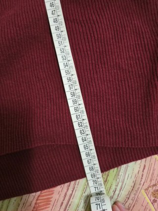 Polo ASOS DESIGN bordeaux oversize cotone
