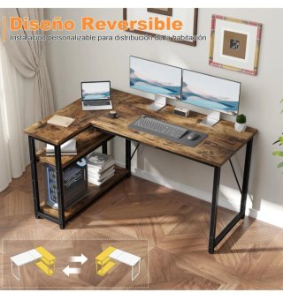 Escritorio esquinero reversible