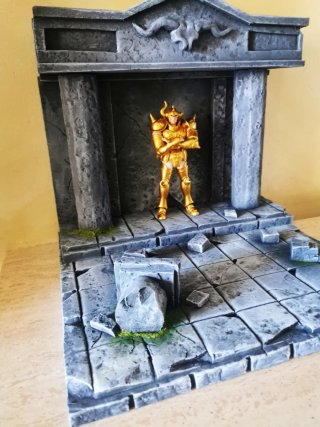 Saint Seiya cavalieri zodiaco diorama