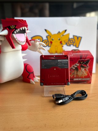 Nintendo GameBoy AdvanceSP edición pokémon Groudon