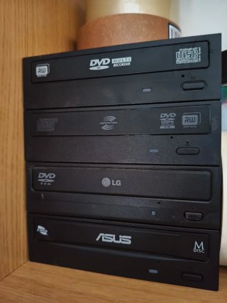 Lote 4 Disqueteras PC DVD RW LG ASUS