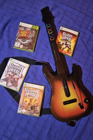 Guitar Hero Xbox 360 + Juegos originales