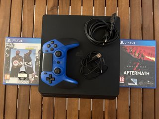 Ps4 Slim 1TB + Mando + 2 Juegos