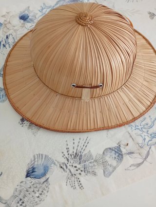 Sombrero safari de paja