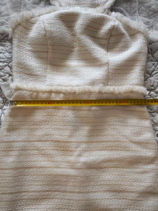 Vestido Sílvia Navarro Beige/Oro Talla 38