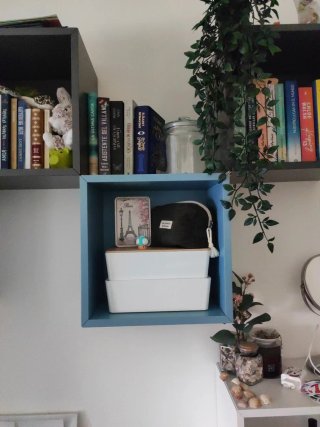 Estantería Cubo Azul Ikea EKET
