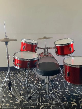 Batería Junior Fame Roja para Niños
