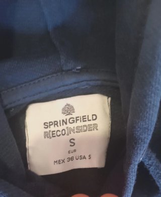 Sudadera Springfield Azul Marino T M