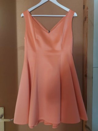 Vestido fiesta/bodas color coral