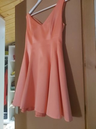 Vestido fiesta/bodas color coral