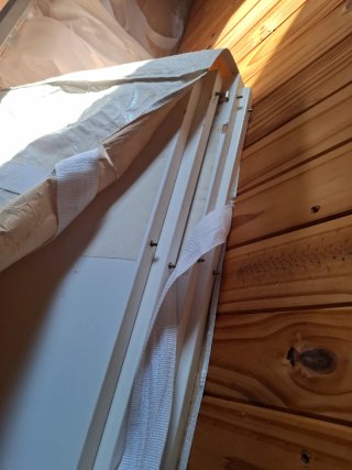 Mesa consola extensible madera blanca lacada.