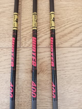 Lote 23 tubos carbono flechas