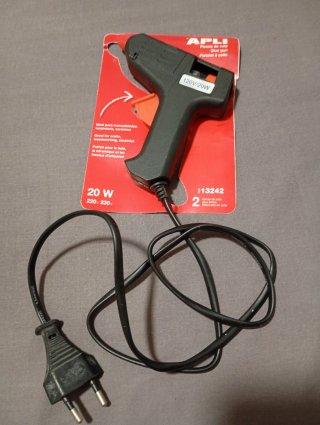 Pistola de Cola Caliente Apli 20W + 10 barras