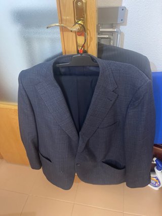 Traje de chaqueta y pantalón hombre azul
