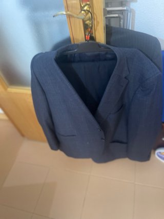 Traje de chaqueta y pantalón hombre azul