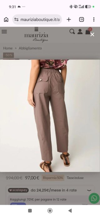 Pantaloni Alessia Santi