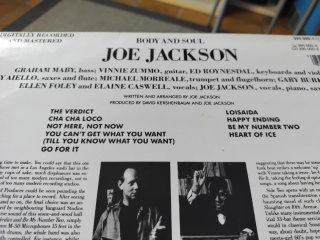 LP Joe Jackson Body And Soul