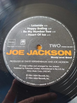 LP Joe Jackson Body And Soul