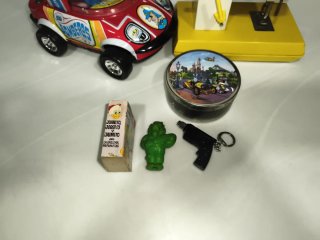 Lote Juguetes Vintage Coche Máquina Coser