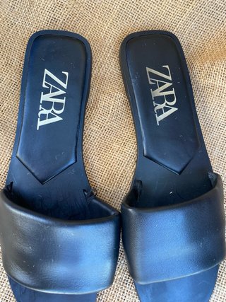 Sandalias Zara Negras Talla 37 Nuevas