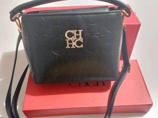 Borsa CH Carolina Herrera pelle nera