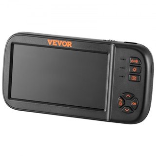 Cámara Endoscópica de Triple Lente, Cámara de Inspección Borescope de Pantalla IPS de 11.4 cm con Lente de 1080P, Cable Semi-rígido, 8 Luces, Batería de 2860 mAh, Endoscopio Impermeable para Auto,...