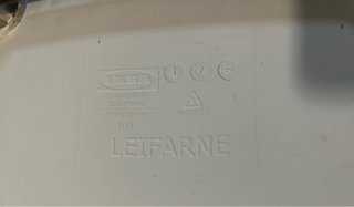 Pack 2 Sillas IKEA LEIFARNE Patas Negras