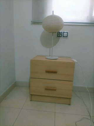 Lámparas de mesa esféricas (2 unidades)