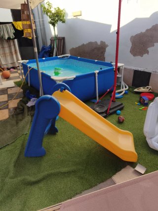 Tobogán infantil para jardín