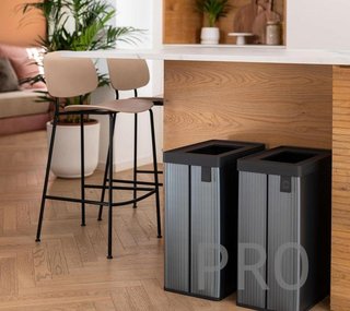 Cubo de reciclaje de 54 L - CURVER Verto