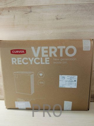 Cubo de reciclaje de 54 L - CURVER Verto