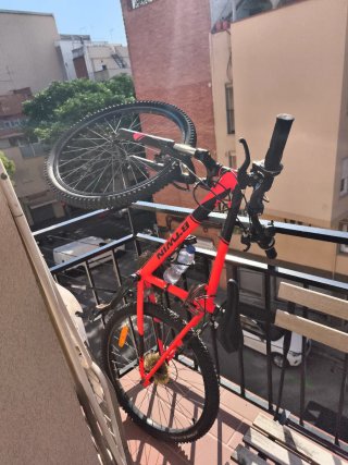 Bicicleta Rockrider 500 Naranja