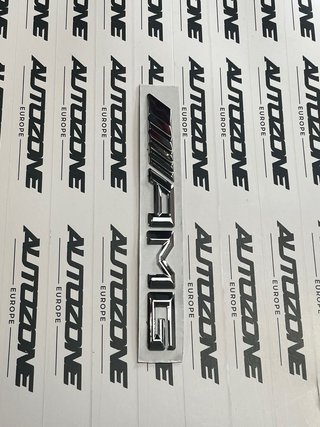 Emblema AMG cromado para maletero de Mercedes (A)